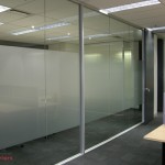 80mm Frosted Glass Partition Wall