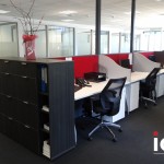 75mm Tile Partition Screens with Wave Panels