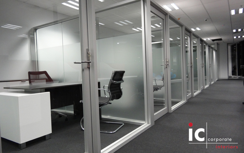 Floor to Ceiling Office Partitions Melbourne IC Corporate Interiors