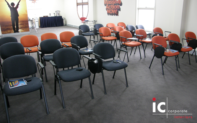 Training Room Tablet Arm Chairs