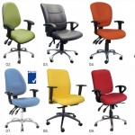 Ergonomic Task Chairs with Chrome Base (adjustable arms optional)