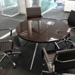 Round High Gloss EONA Meeting Table Round High Gloss EONA Meeting Table