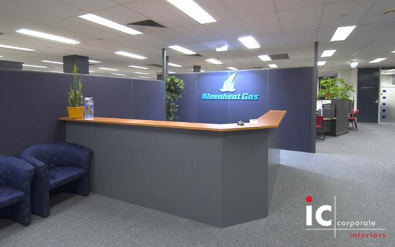 Angled Reception Desk