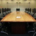 Boat Shape Timber boardroom Table