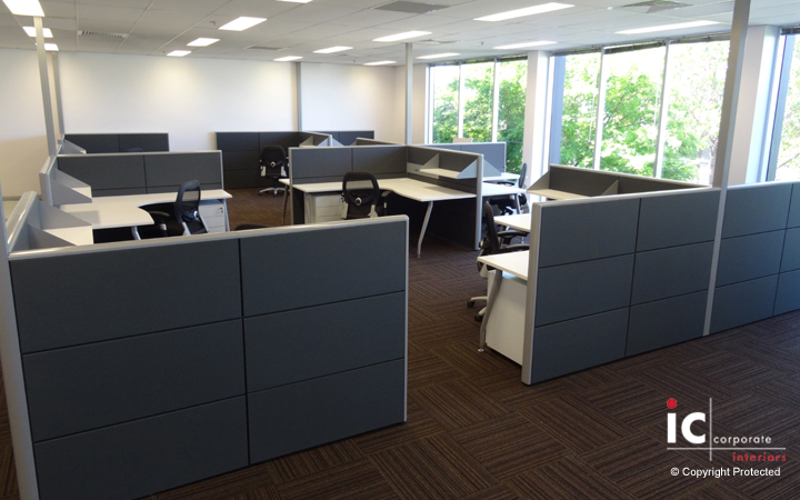 Open Plan Workstations for 15 People
