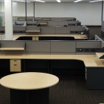 Open Plan Workstations with Meeting Tables