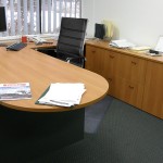 Managerial Office with D-End Desk