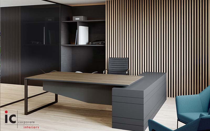 Timber Slat Cupboard Doors made to look like feature a wall