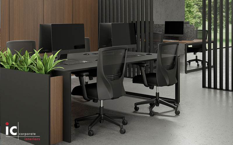 Black Forum Workstations