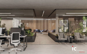 Timber ink feature wall panel.