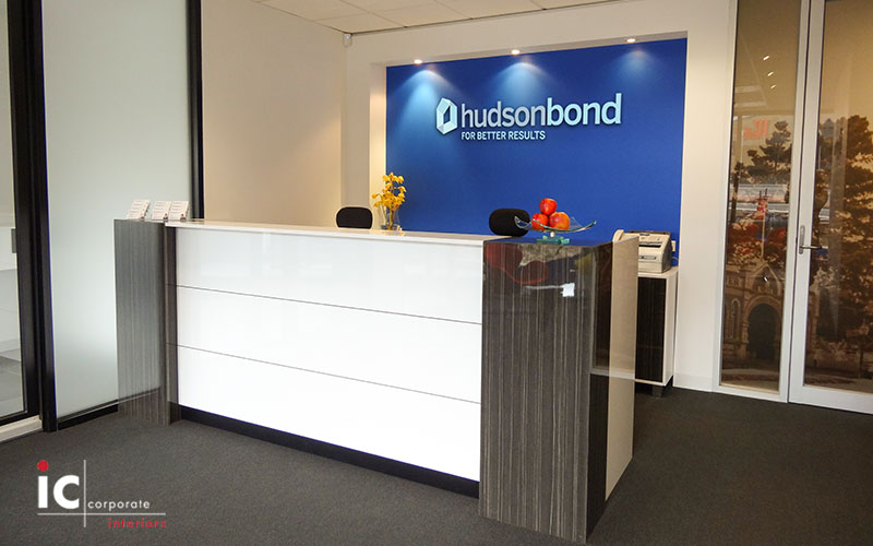 Custom made reception counter