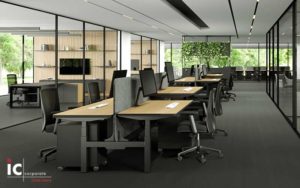 Height adjustable office workstations