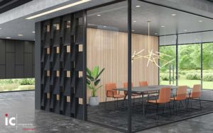 3D Tilt feature wall. Choice of many colours.